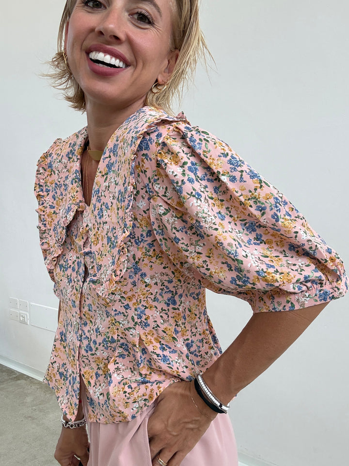 CAMICIA MIRIAM FIORI ROSA