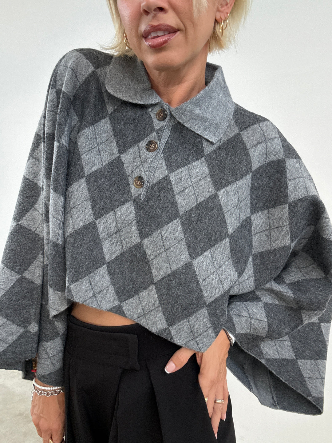 POLO ROMBO MIDGREY