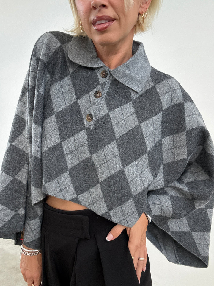 POLO ROMBO MIDGREY