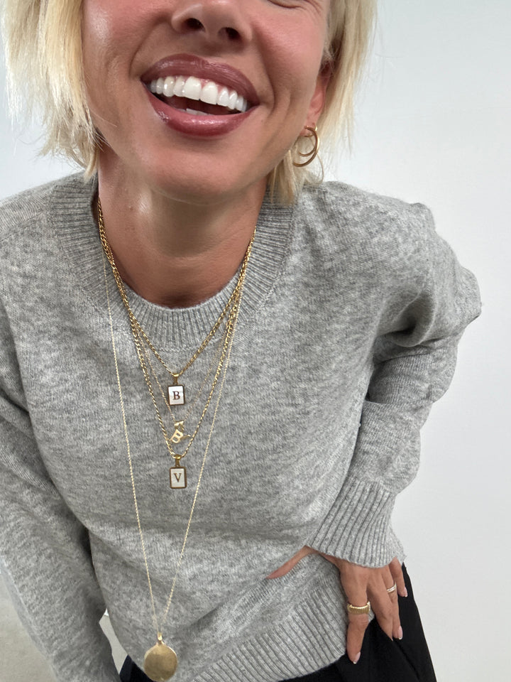 PULL ELIANA GRIGIO CHIARO