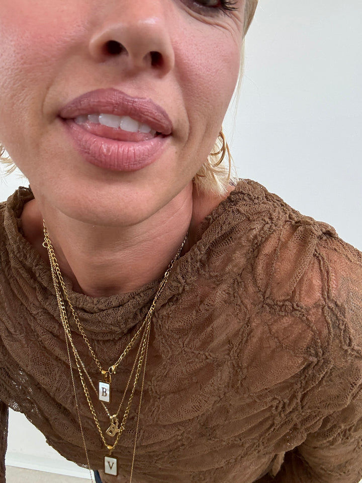 MAGLIA PIZZO TOFFEE