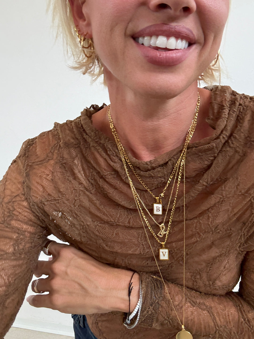 MAGLIA PIZZO TOFFEE