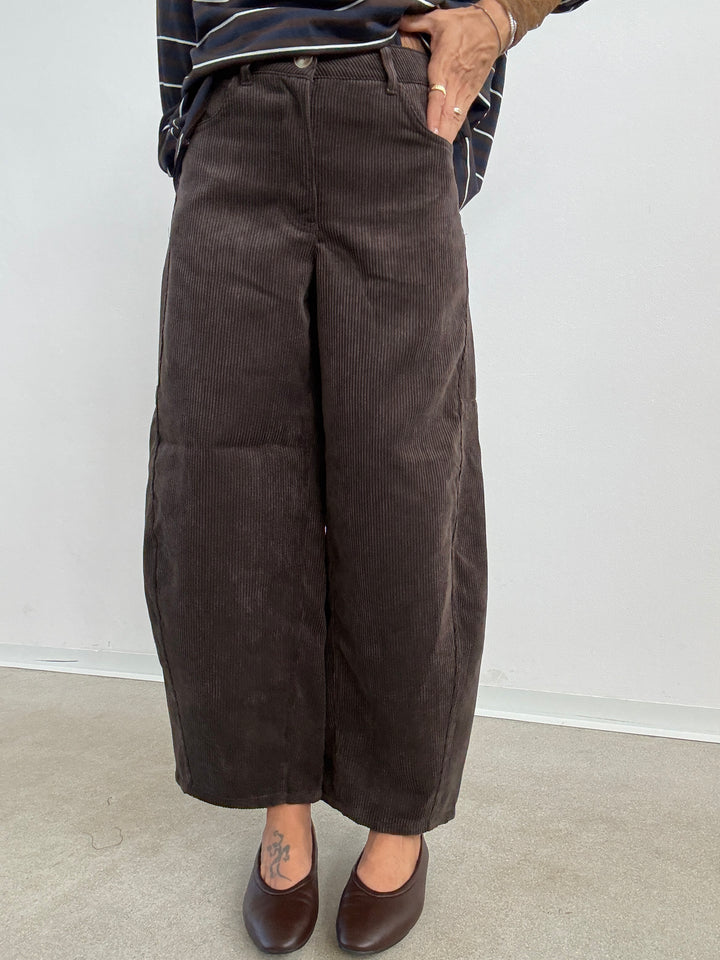 PANTA BARREL VELVET CIOCCO