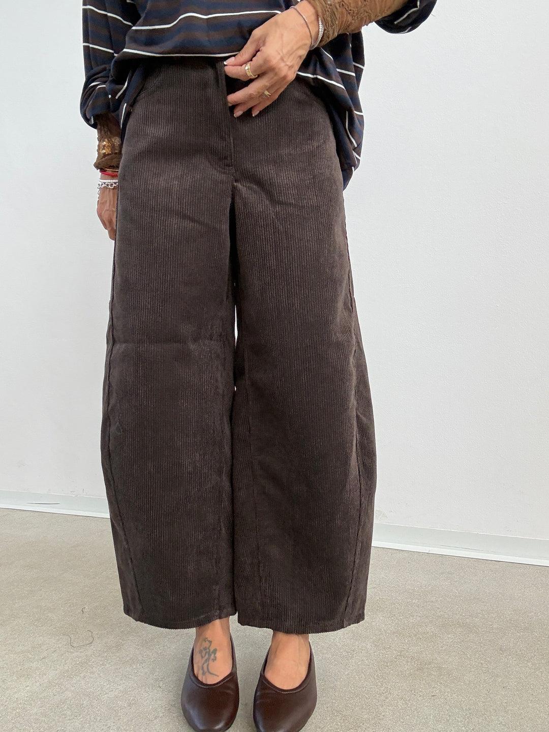 PANTA BARREL VELVET CIOCCO