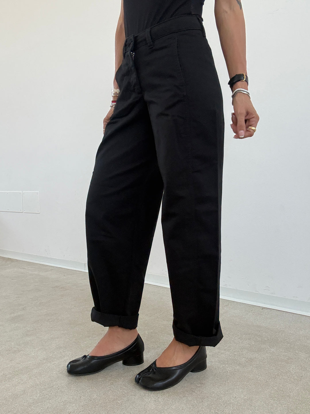 PANTA KIRA BARREL NERO