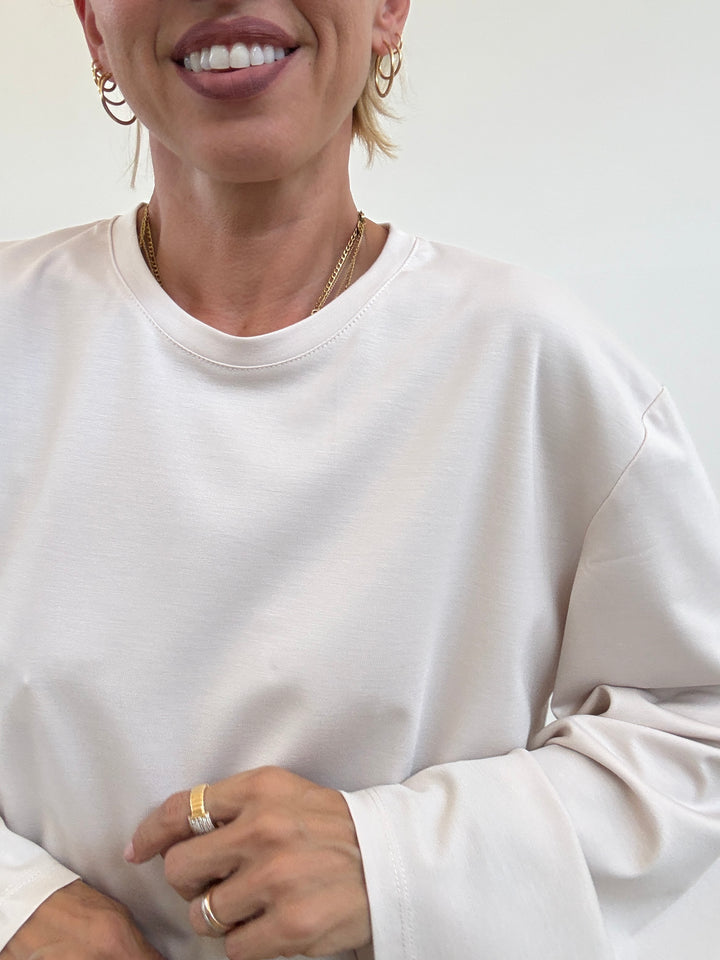 TSHIRT GRETA LIGHTBEIGE