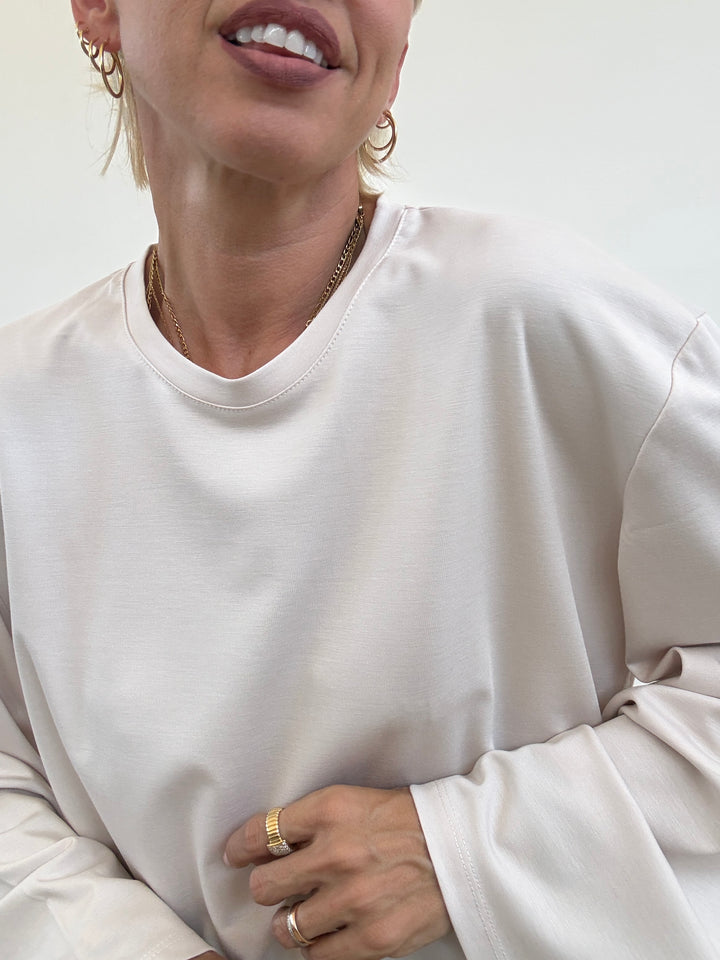 TSHIRT GRETA LIGHTBEIGE