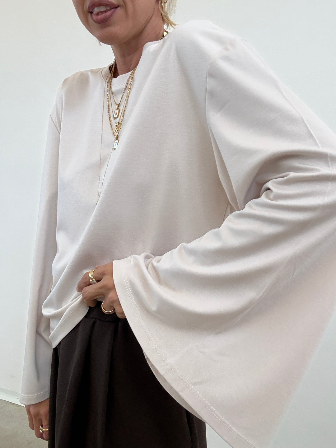 TSHIRT GRETA LIGHTBEIGE