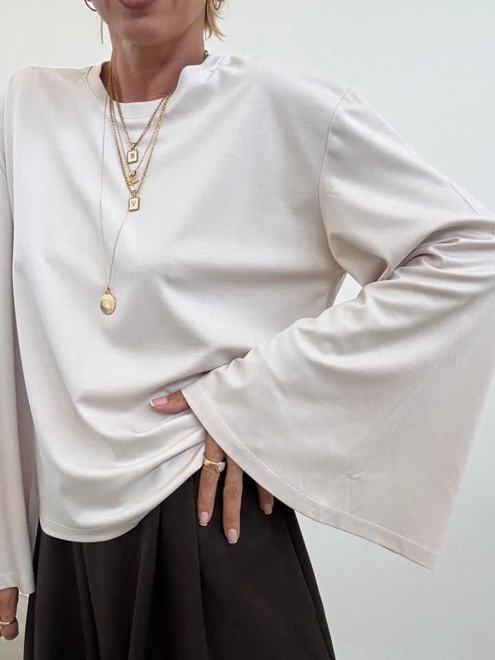 TSHIRT GRETA LIGHTBEIGE