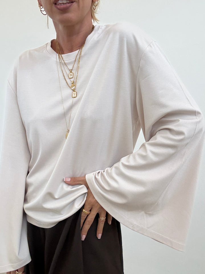 TSHIRT GRETA LIGHTBEIGE