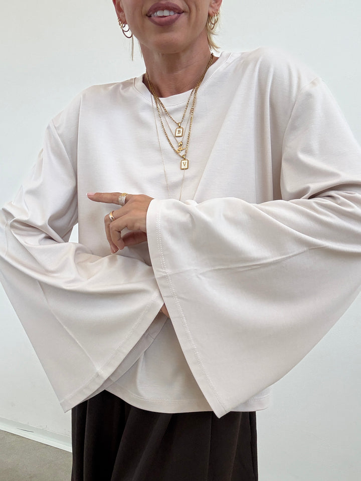TSHIRT GRETA LIGHTBEIGE