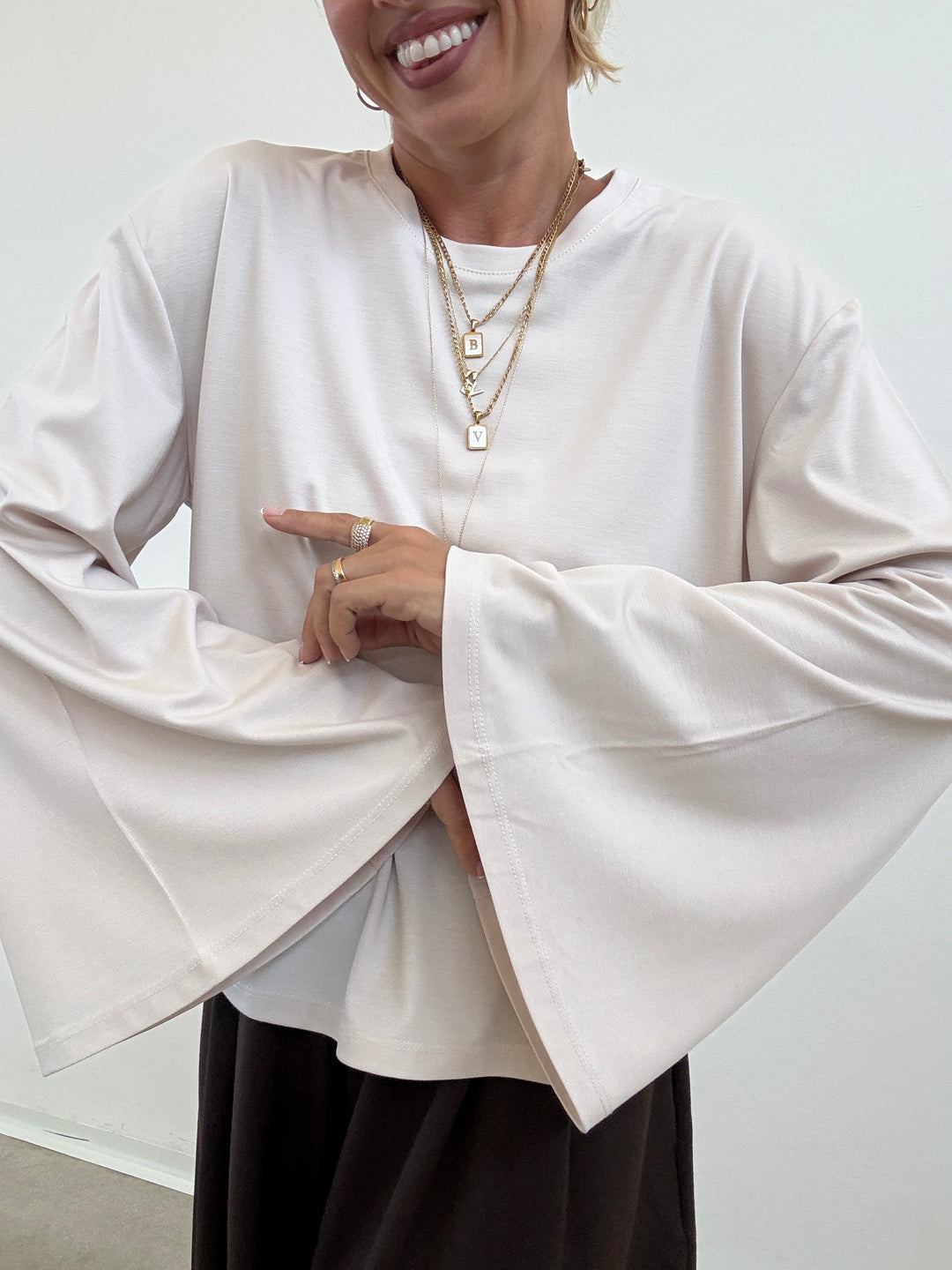 TSHIRT GRETA LIGHTBEIGE