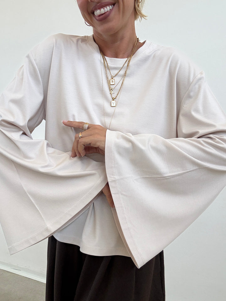 TSHIRT GRETA LIGHTBEIGE