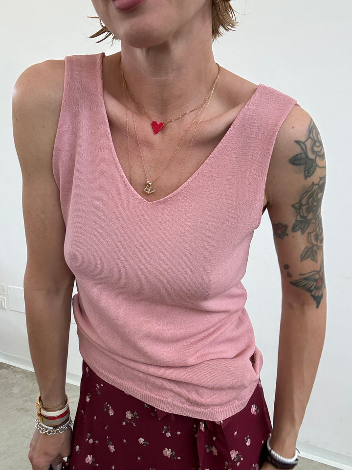 CANOTTA FILO BLUSH