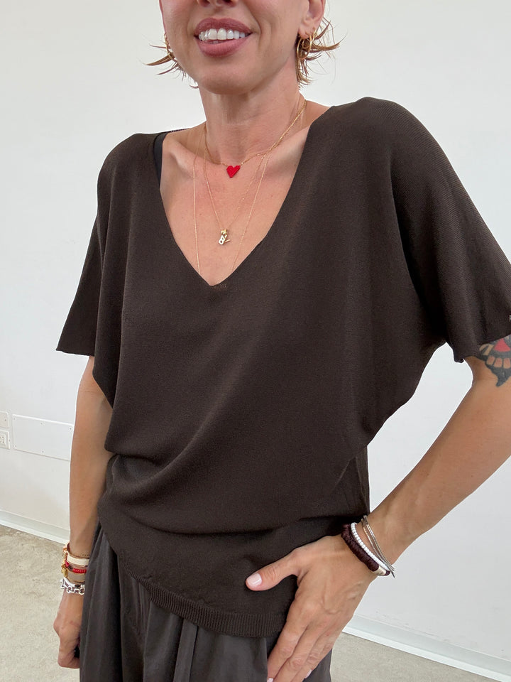 MAGLIA FILO V MORO