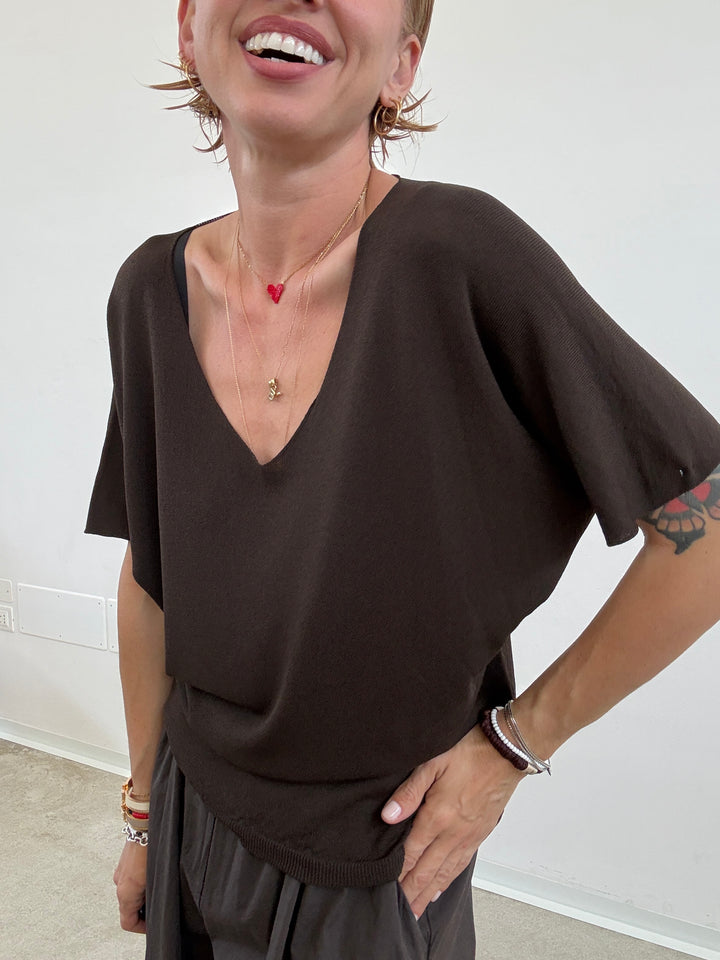 MAGLIA FILO V MORO