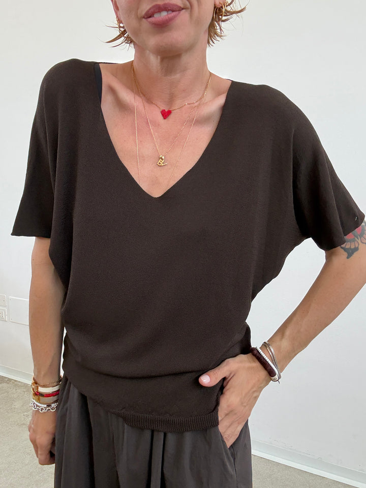 MAGLIA FILO V MORO