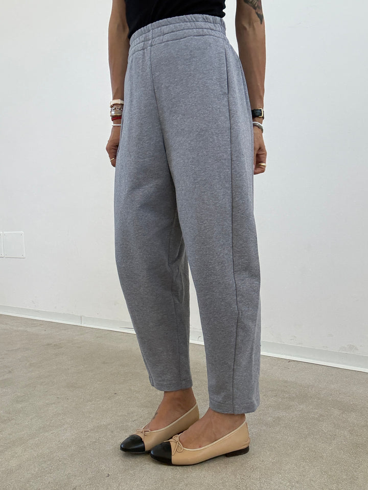 PANTALONE ZELDA FELPA GRIGIO MELANGE