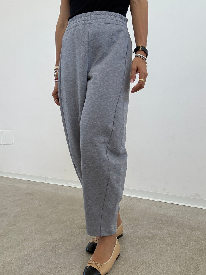 PANTALONE ZELDA FELPA GRIGIO MELANGE