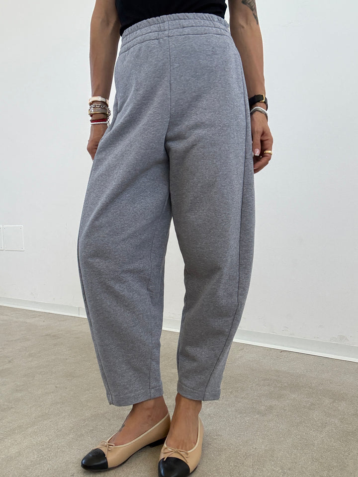 PANTALONE ZELDA FELPA GRIGIO MELANGE
