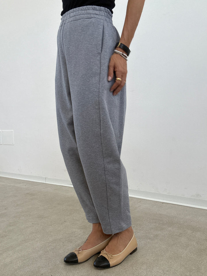 PANTALONE ZELDA FELPA GRIGIO MELANGE