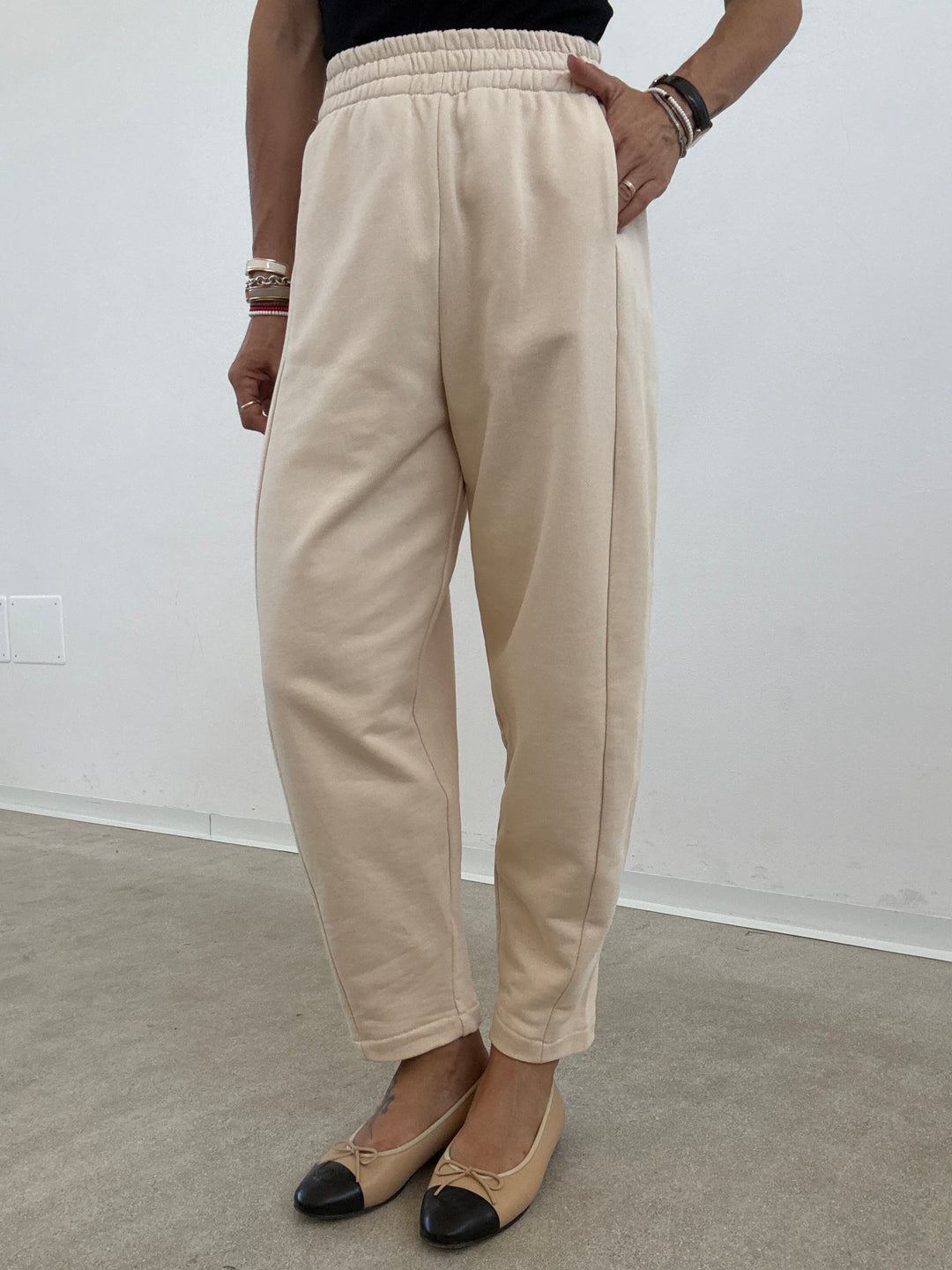 PANTALONE ZELDA FELPA IVORY