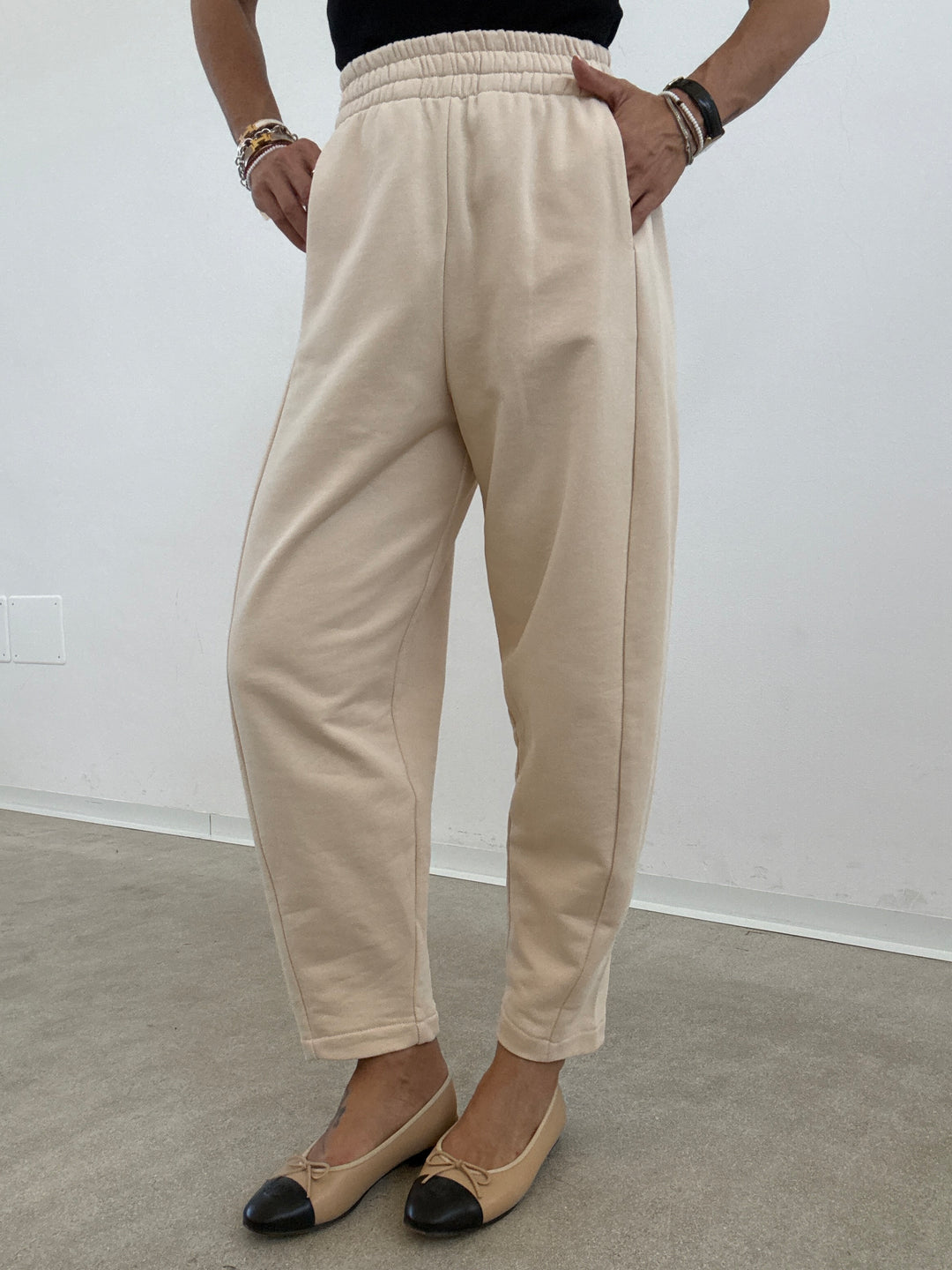 PANTALONE ZELDA FELPA IVORY