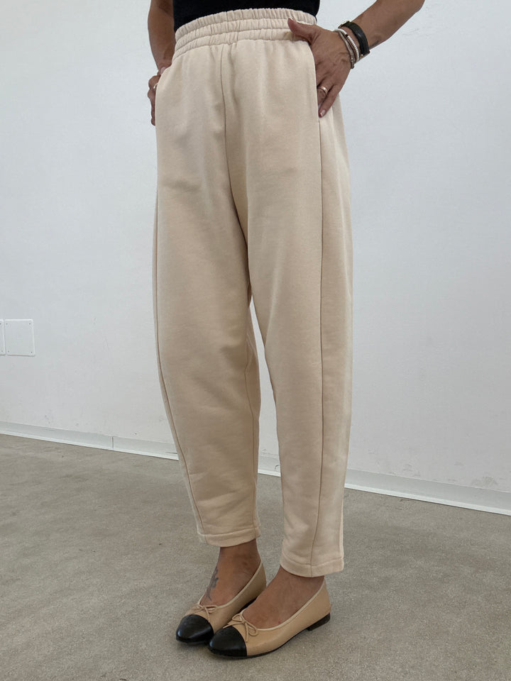 PANTALONE ZELDA FELPA IVORY
