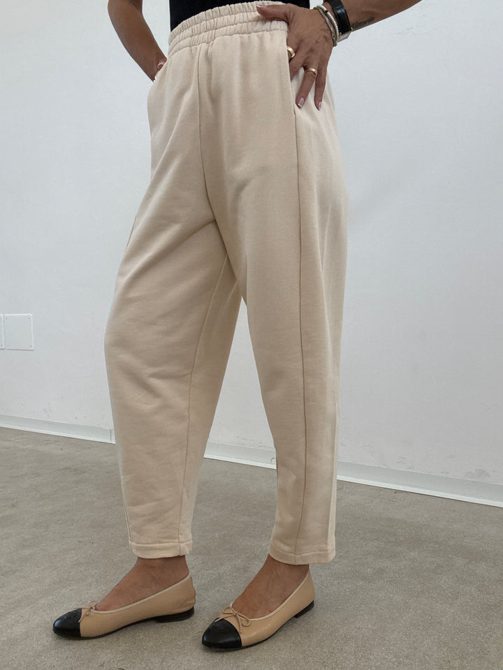 PANTALONE ZELDA FELPA IVORY