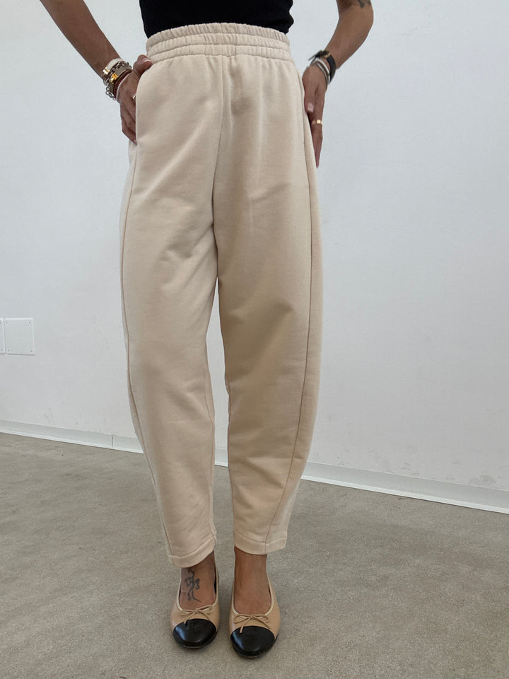 PANTALONE ZELDA FELPA IVORY