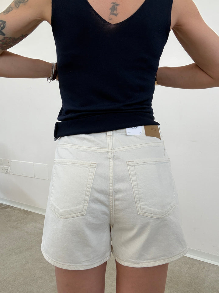 SHORTS GRETA DENIM IVORY