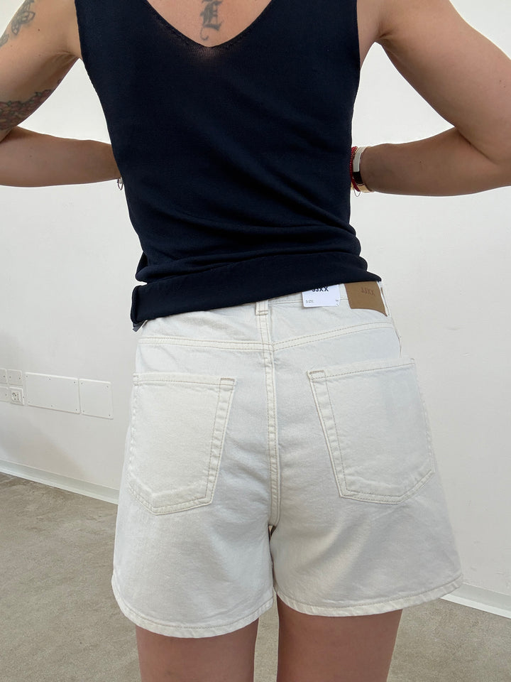 SHORTS GRETA DENIM IVORY