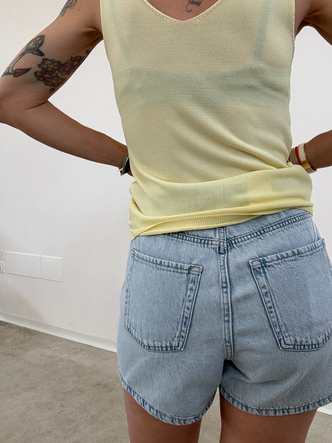 SHORTS GRETA DENIM LIGHTBLUE