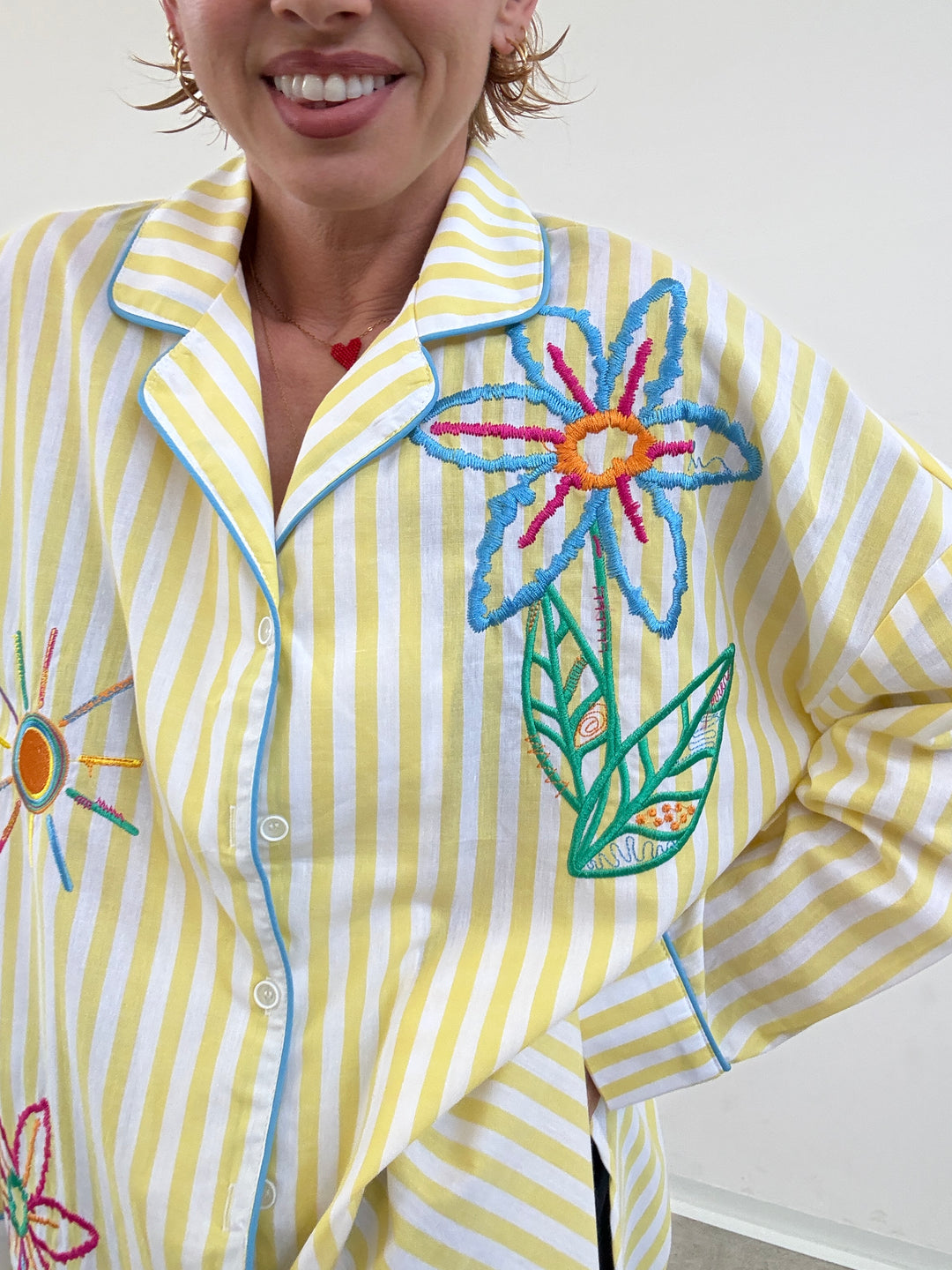 CAMICIA PALOMA RIGHE GIALLE