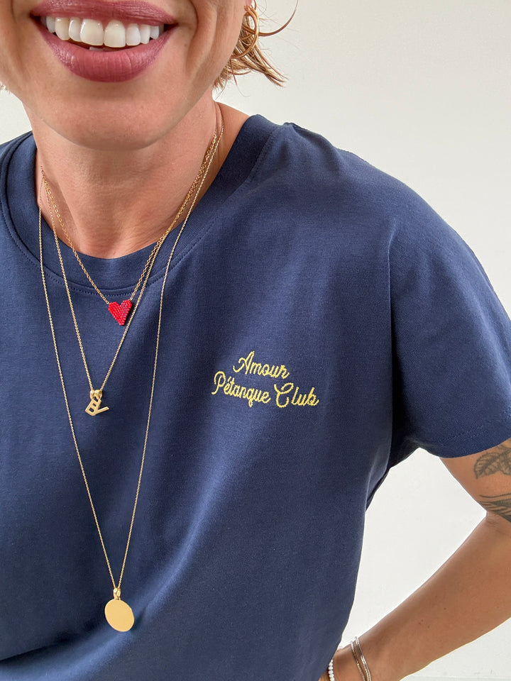 TSHIRT ASTRID PETANQUE BLU