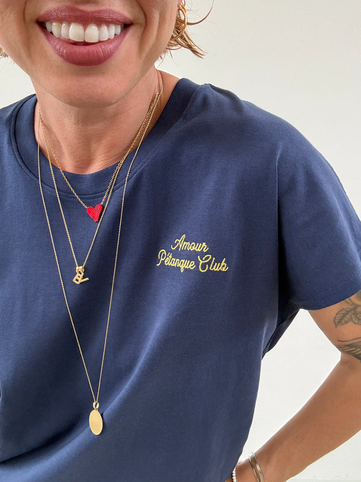 TSHIRT ASTRID PETANQUE BLU