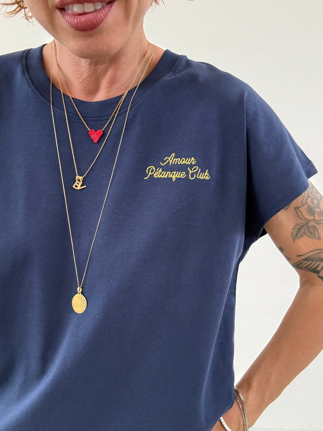 TSHIRT ASTRID PETANQUE BLU