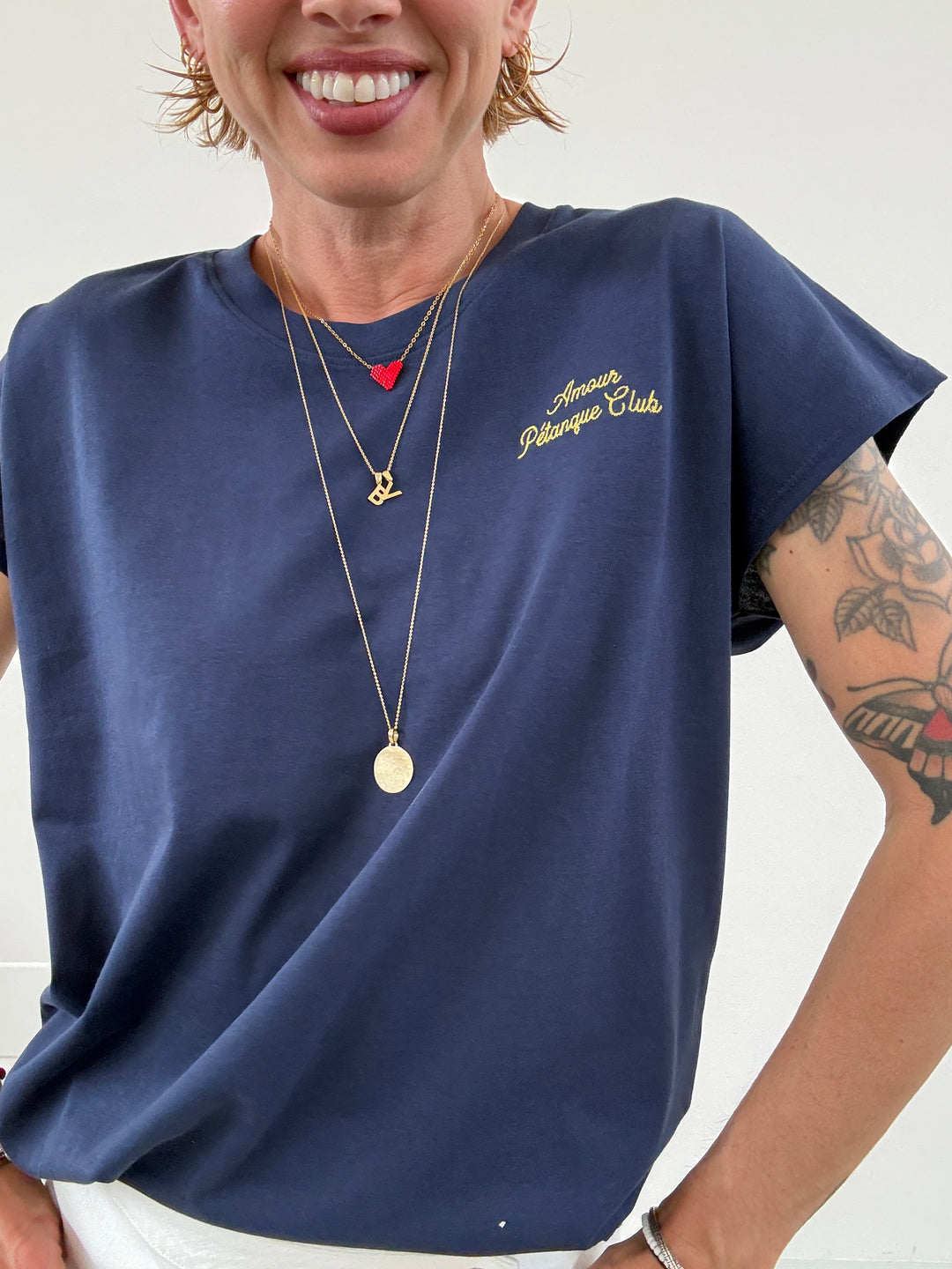 TSHIRT ASTRID PETANQUE BLU