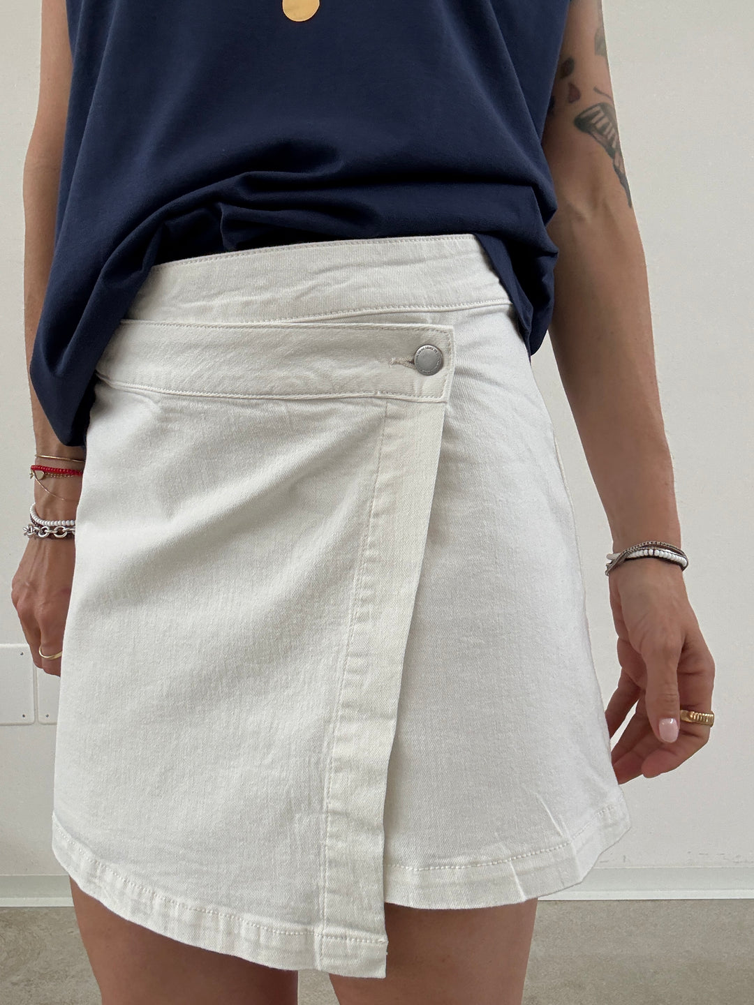 GONNA BELLA DENIM BIANCO