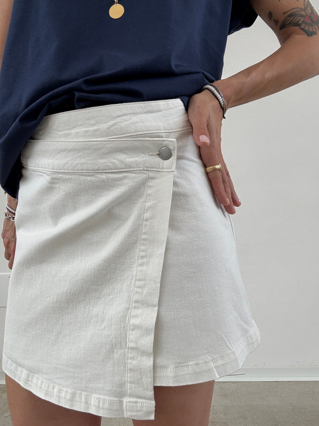 GONNA BELLA DENIM BIANCO