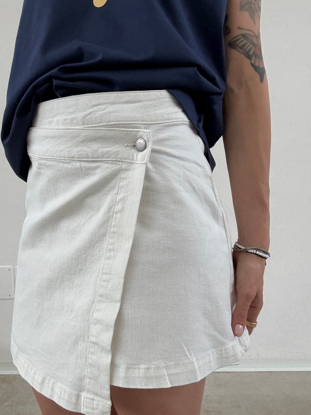 GONNA BELLA DENIM BIANCO