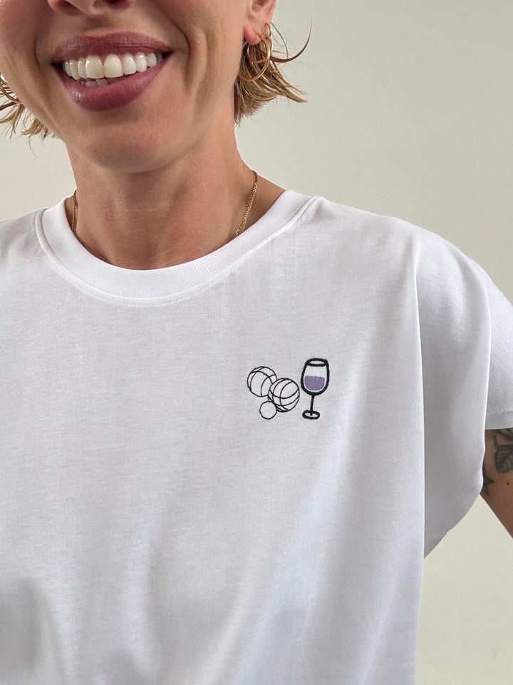 TSHIRT ASTRID GLASS BIANCA