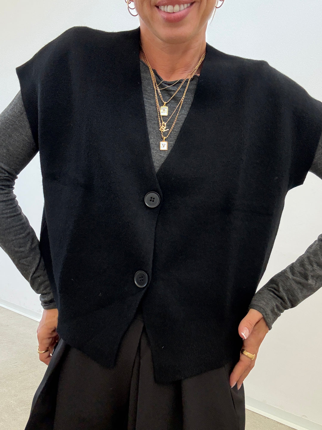 GILET BENNY NERO