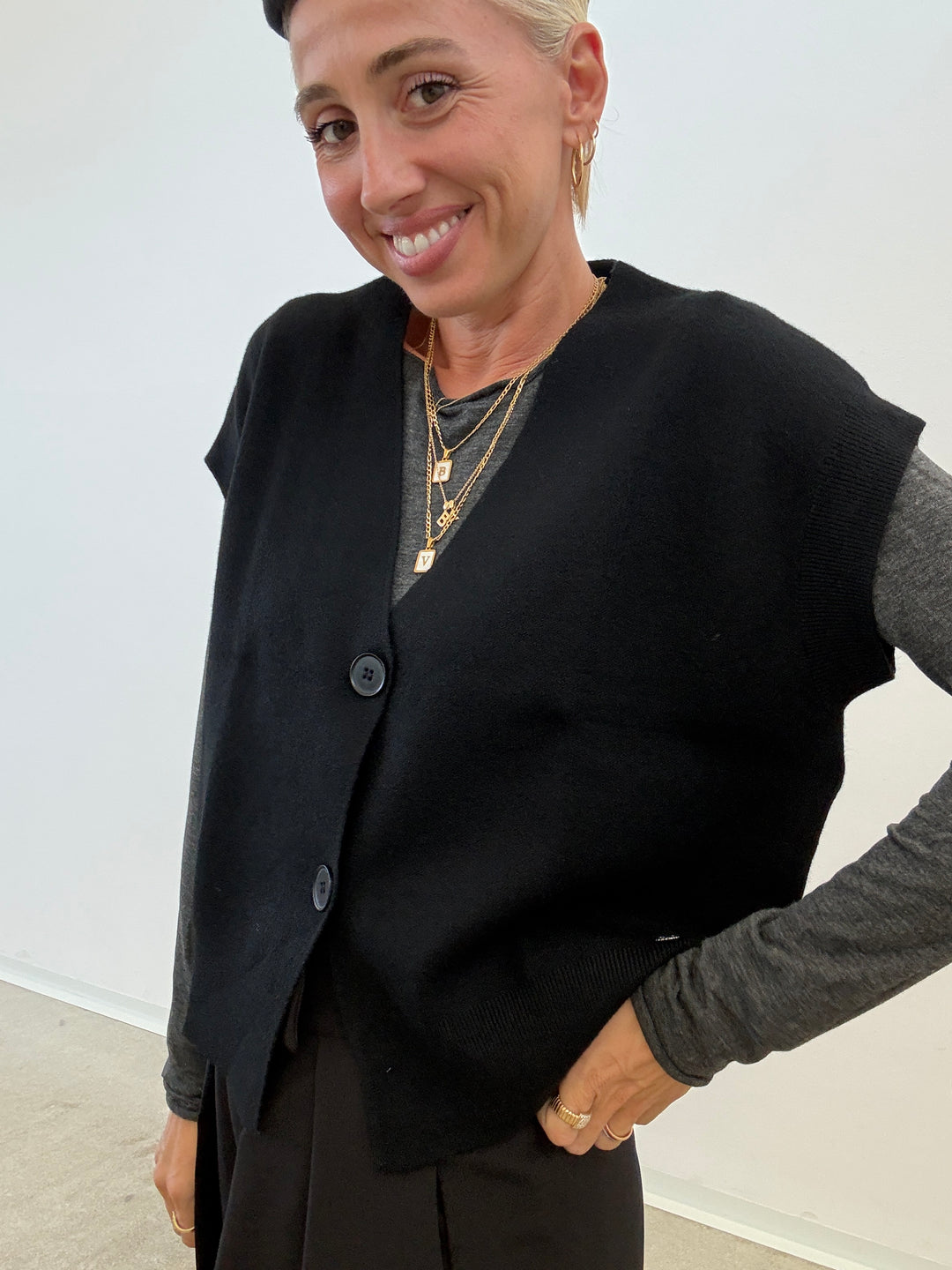 GILET BENNY NERO