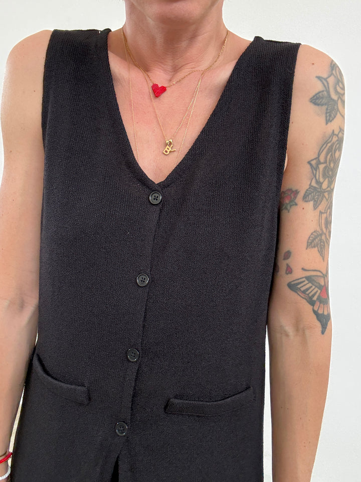 GILET VALERIE NERO