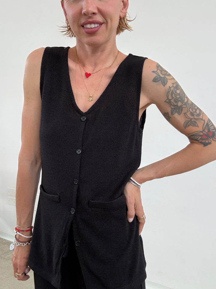 GILET VALERIE NERO
