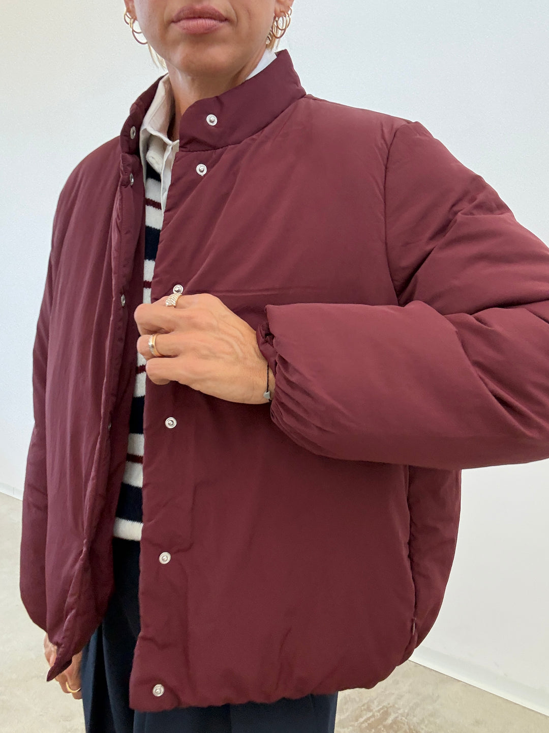 BOMBER ROSALIA BORDEAUX