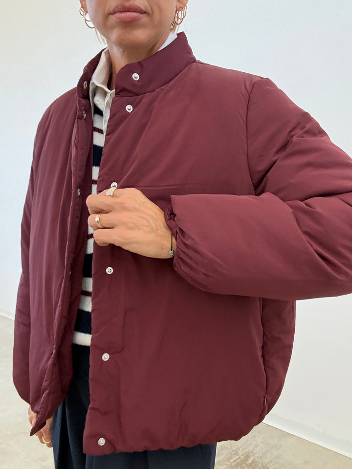 BOMBER ROSALIA BORDEAUX