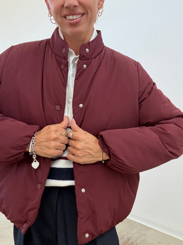 BOMBER ROSALIA BORDEAUX