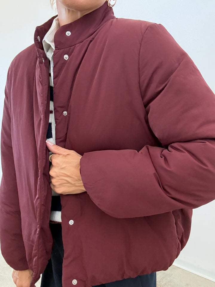 BOMBER ROSALIA BORDEAUX